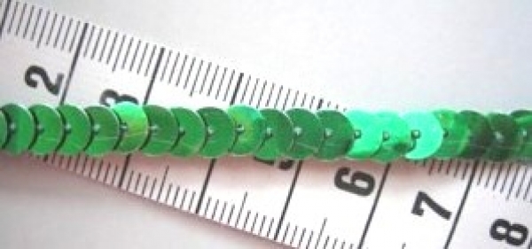 Paillettenband stretch grün
